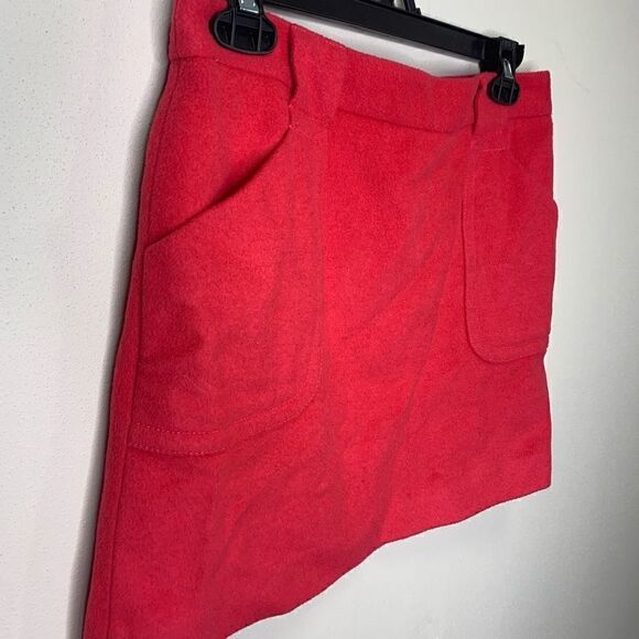 J Crew Pink Wool Blend Mini Skirt Size 2 Pink (J1) - Picture 2 of 5